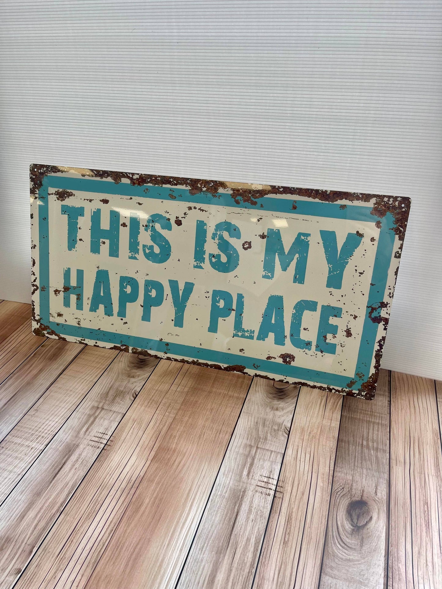 This is My Happy Place  - Metal Wall  Sign