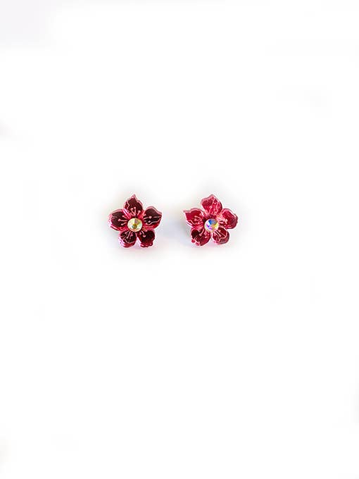 Rosie Rose Parker - Summer flower studs ladies flower studs summer jewellery uk