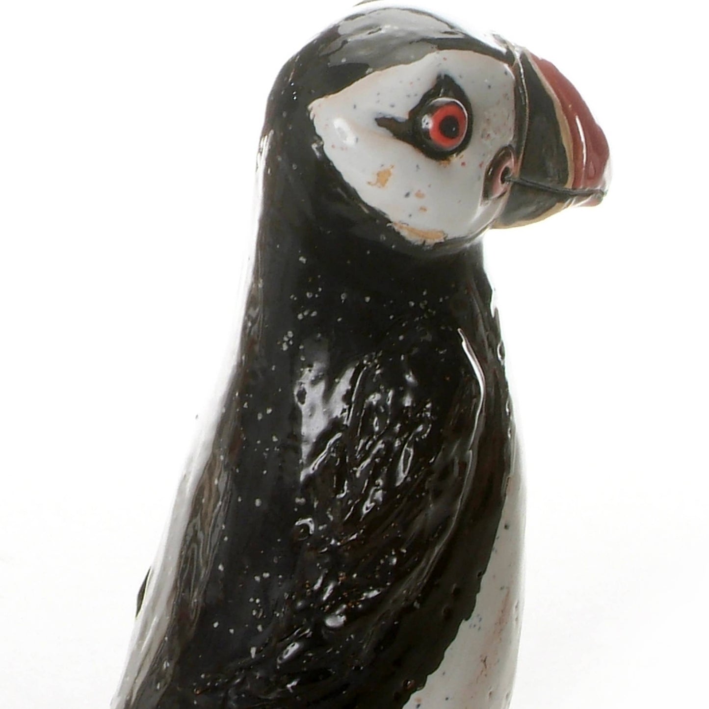 Puffin Standing Handmade Ceramic Figurine  Ornament
