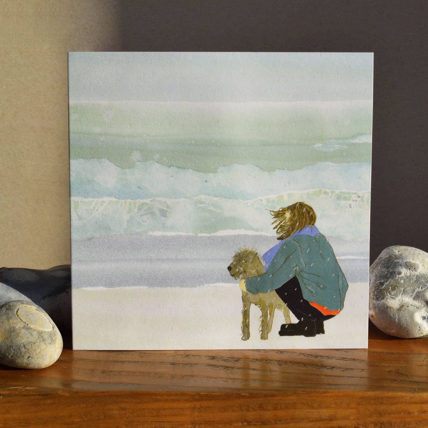 Windsock Press - Sea dog (coastal/seaside card)