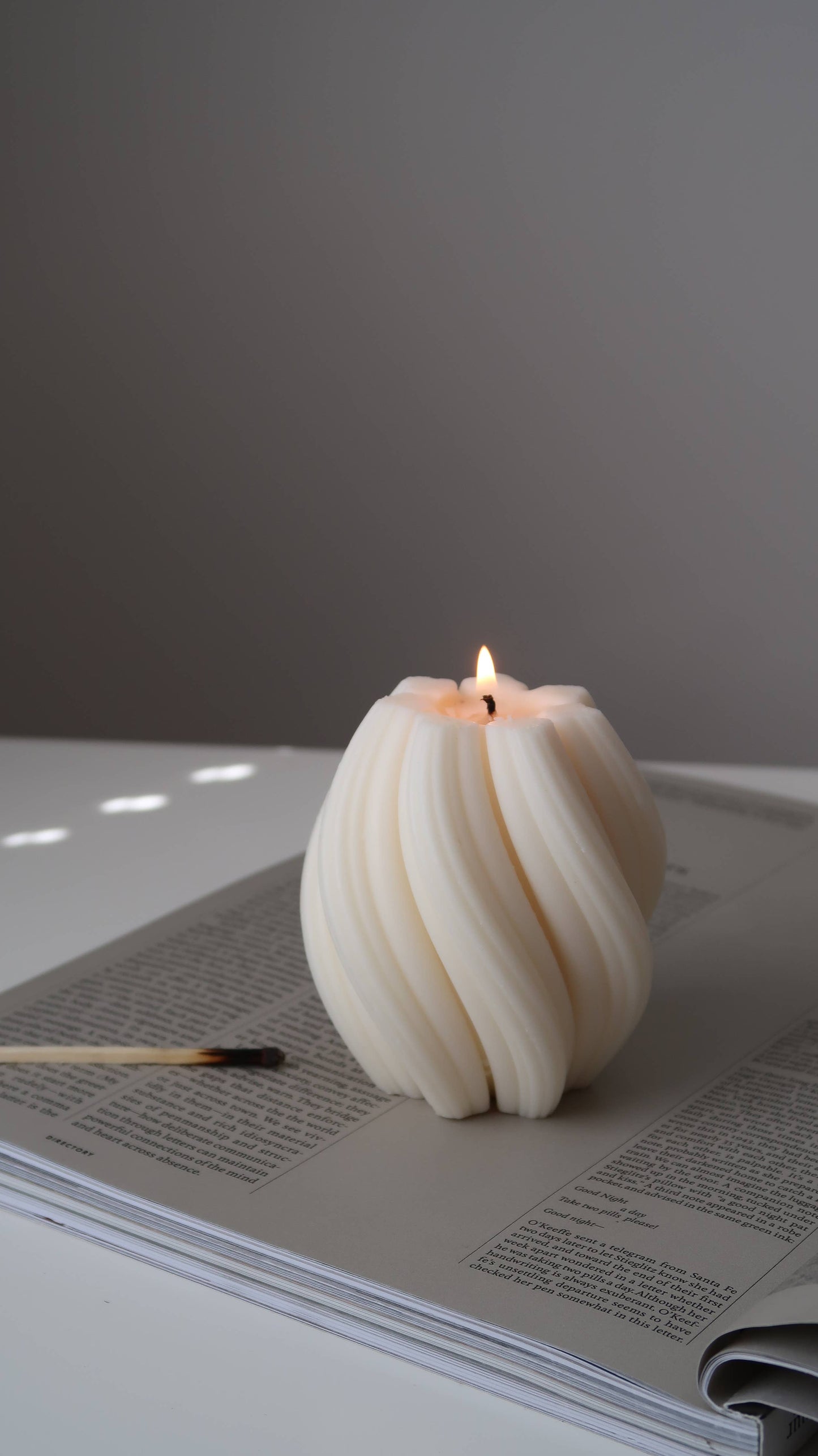 Jeune Home - Swirl soy candle