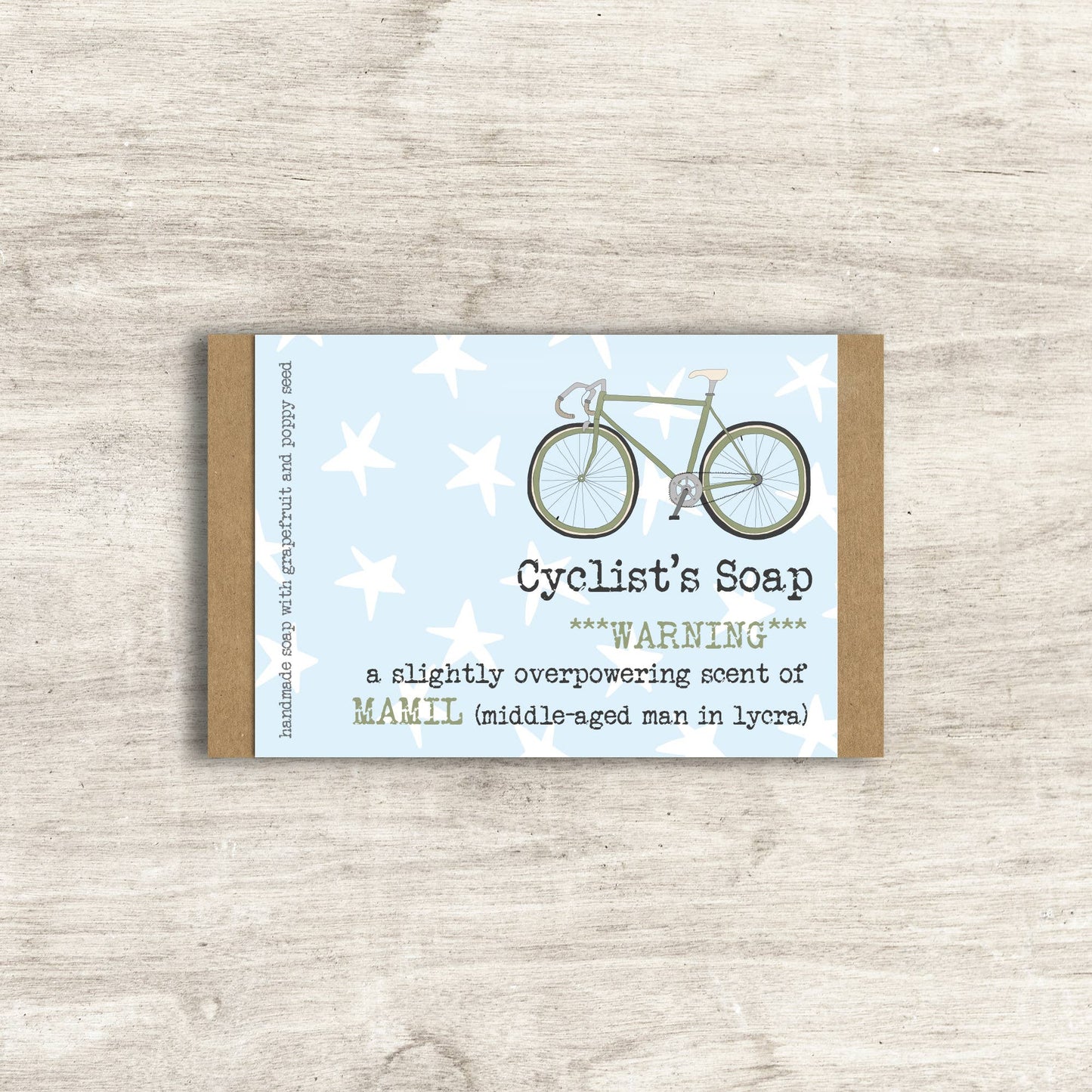 Dandelion Stationery - Cyclist's Soap - MAMIL - Humorous Soap Gift