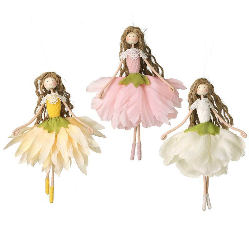 Spring and Summer -HANGING FAIRIES WITH LONG HAIR MIX