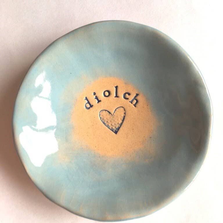 Diolch Ceramic Dish - Made in Wales