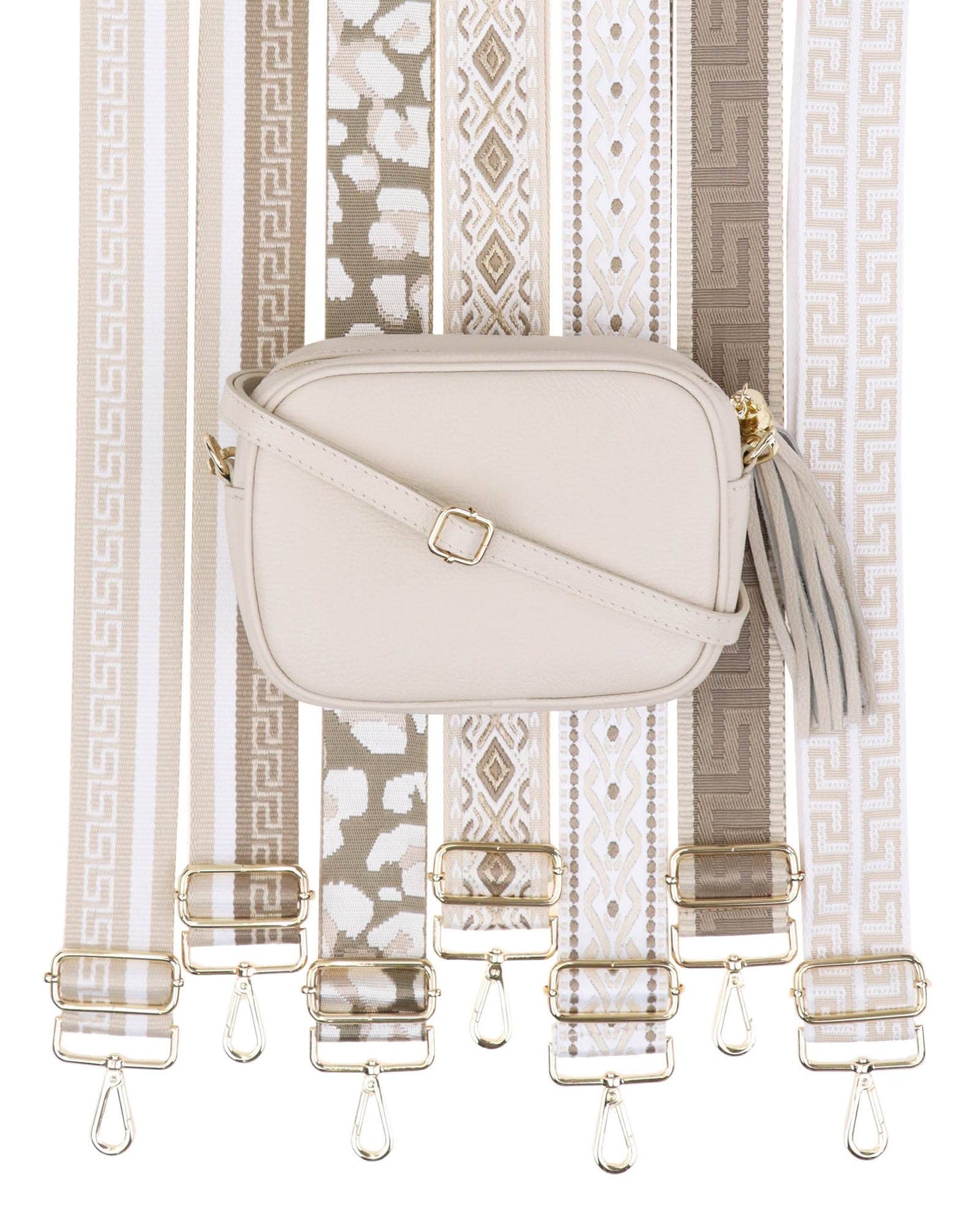 Cadenza Italy Ltd -  - Tassle Crossbody Leather Camera Bag