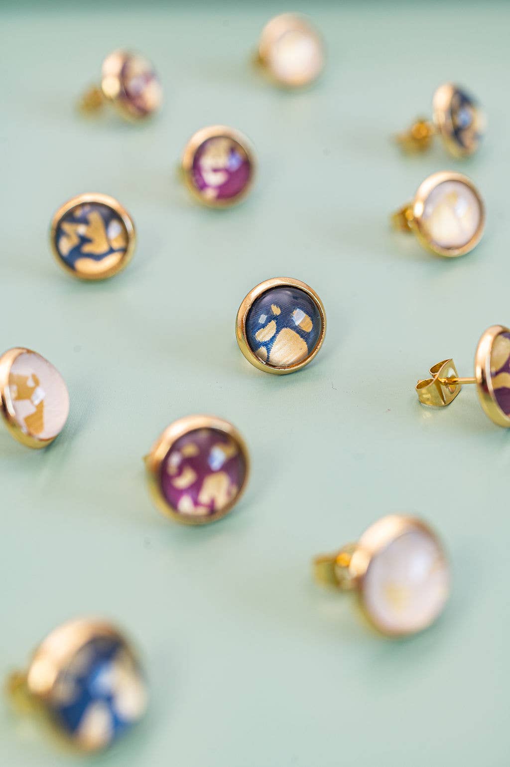 Coffee Pod Creations - Eco Friendly Stud Earrings - Handmade from Coffee Pods