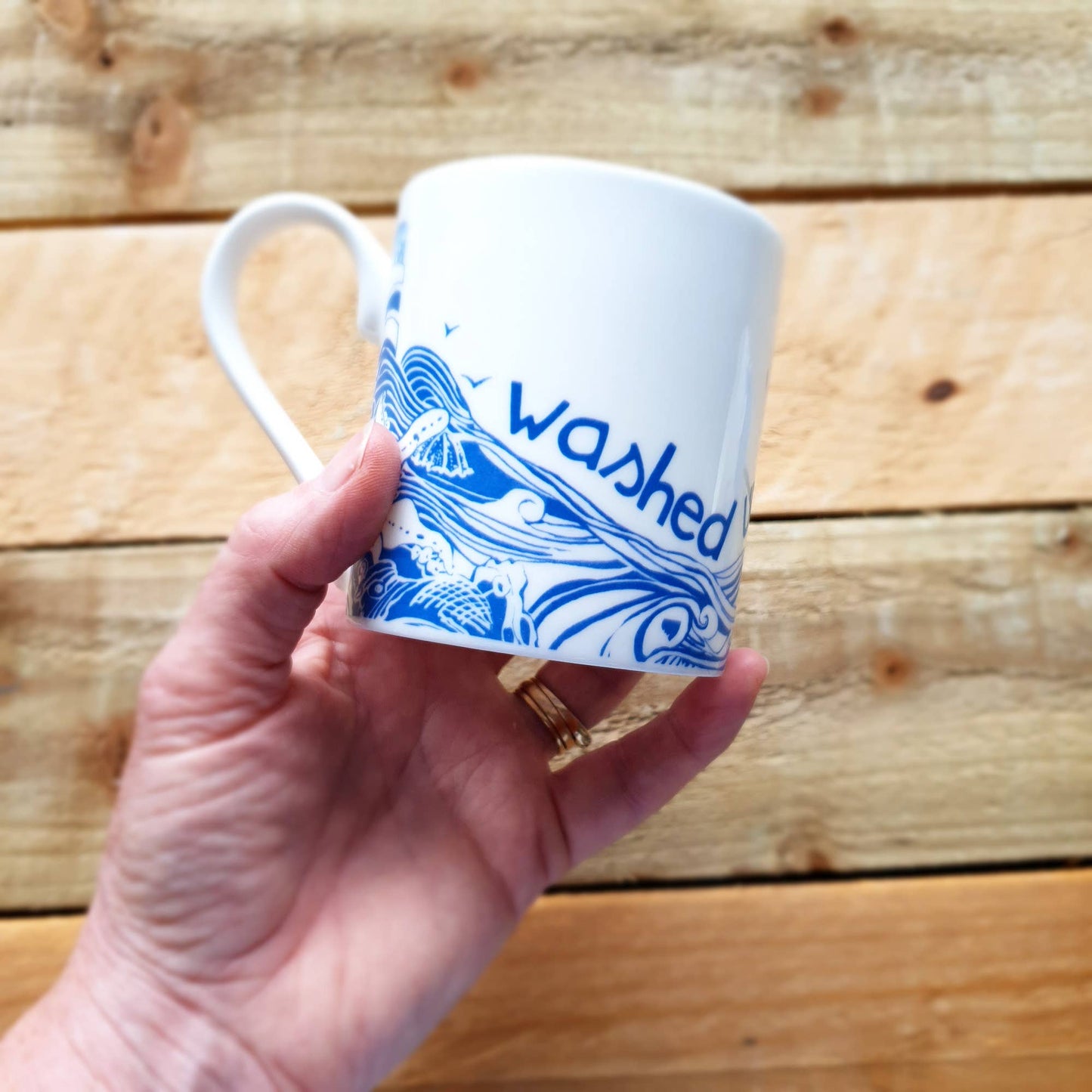 Port & Lemon - Washed up with the Tide Hand Decorated Bone China Mug