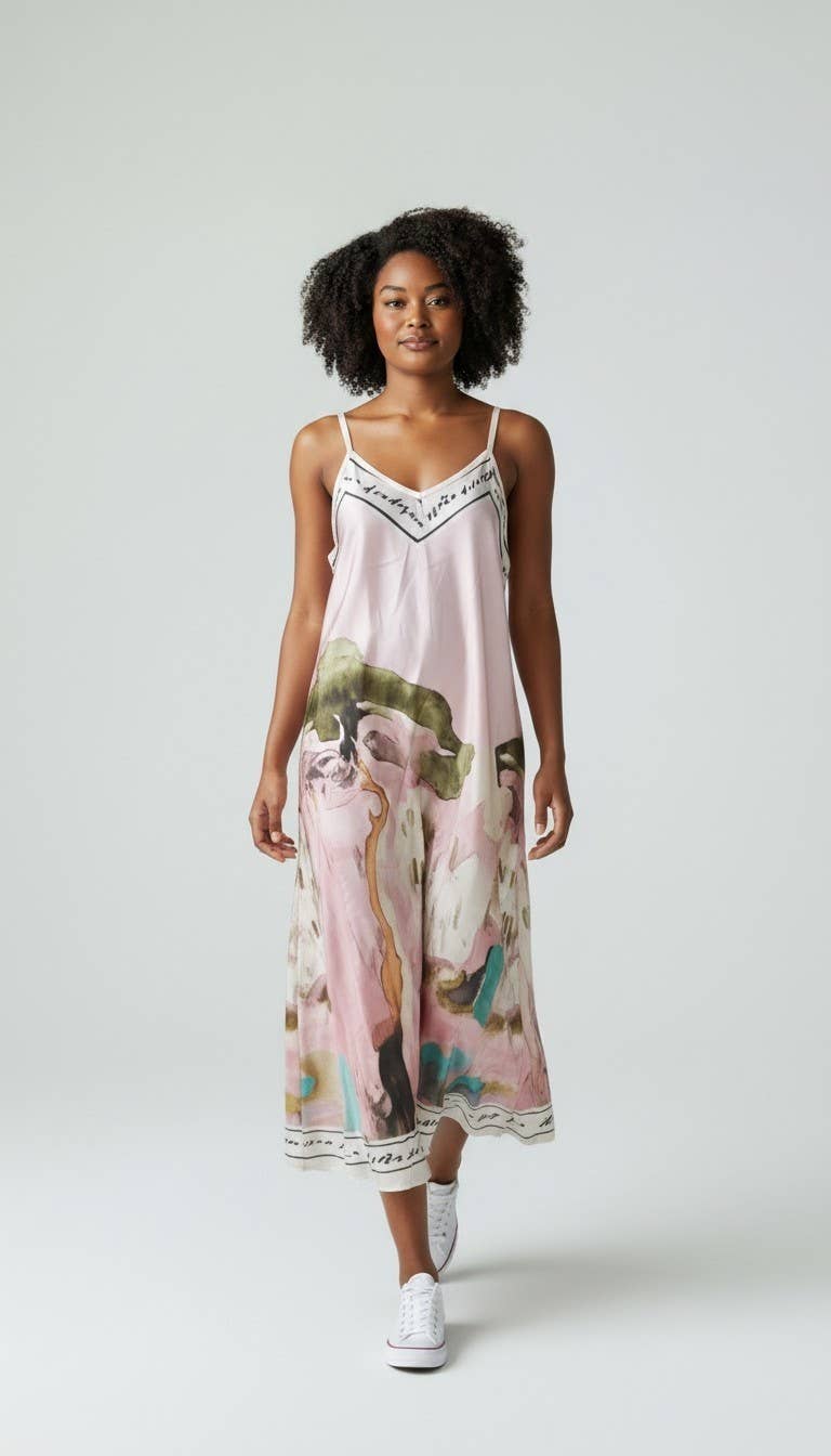 Vienna Bliss Printed Maxi Dress