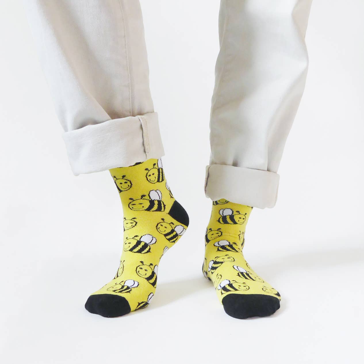 Bare Kind - Yellow Bee Socks