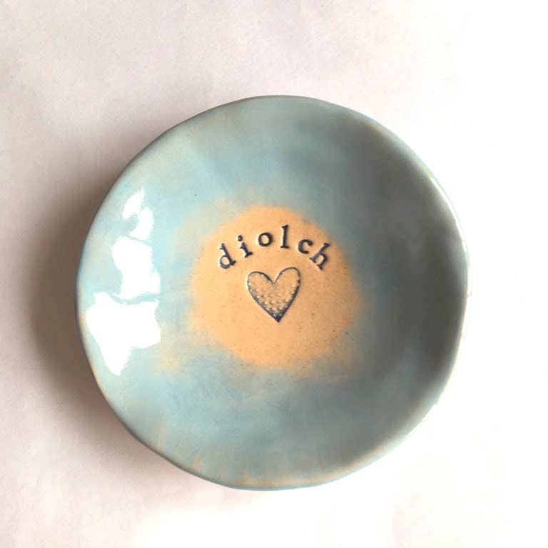Diolch Ceramic Dish - Made in Wales