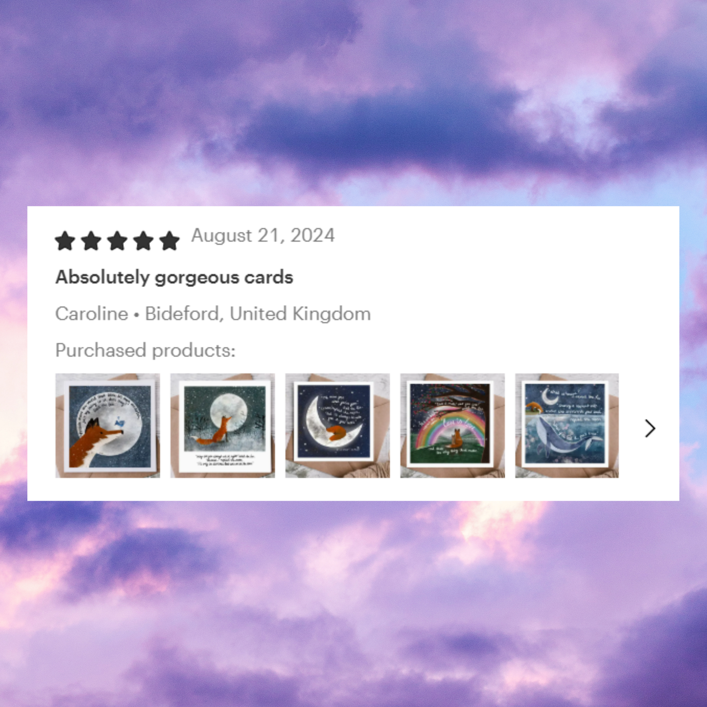 Fox under the Moon - 'Time For Me' - Foiled Greeting Card by Fox Under The Moon