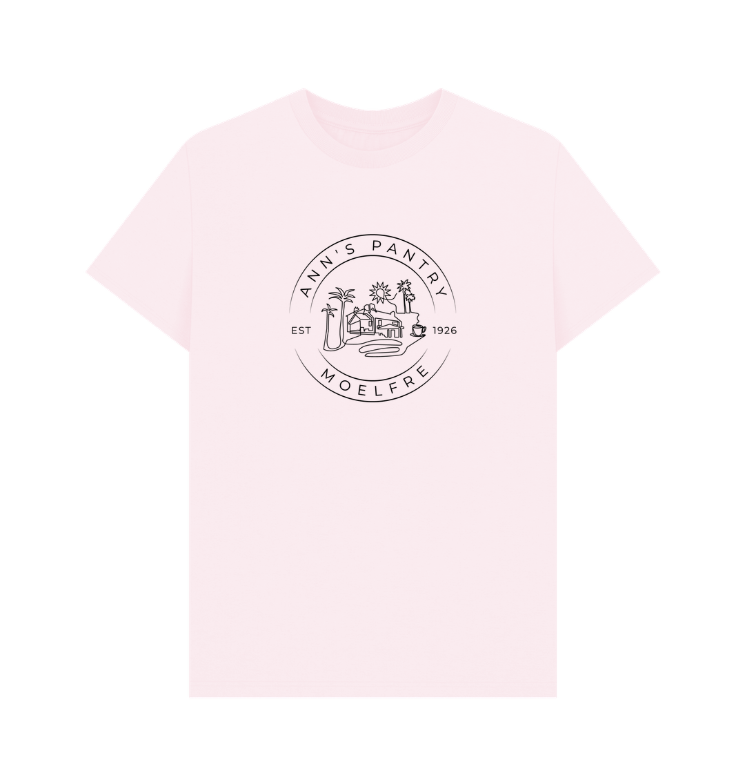 Pink Ann's Pantry Front Logo 2  t-shirt