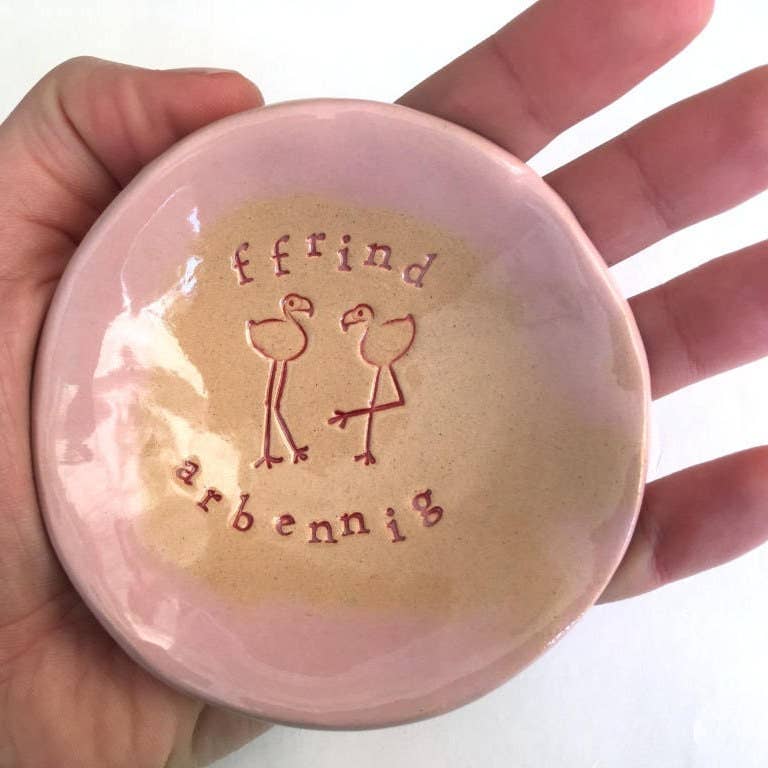 Ffrind Arbennig Ceramic trinket dish