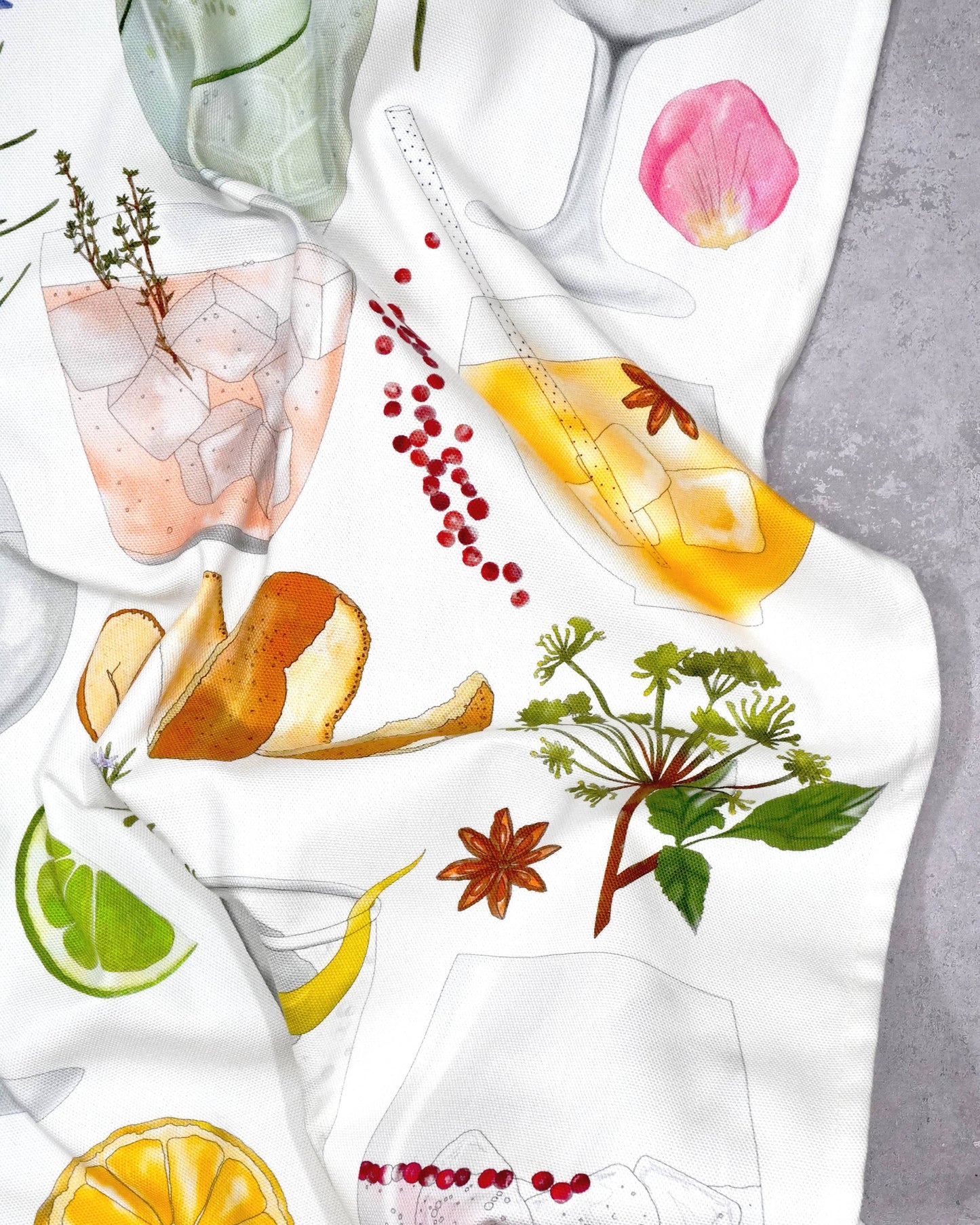 G&T Tea Towel - British Made – 100% Cotton – Gin Gift
