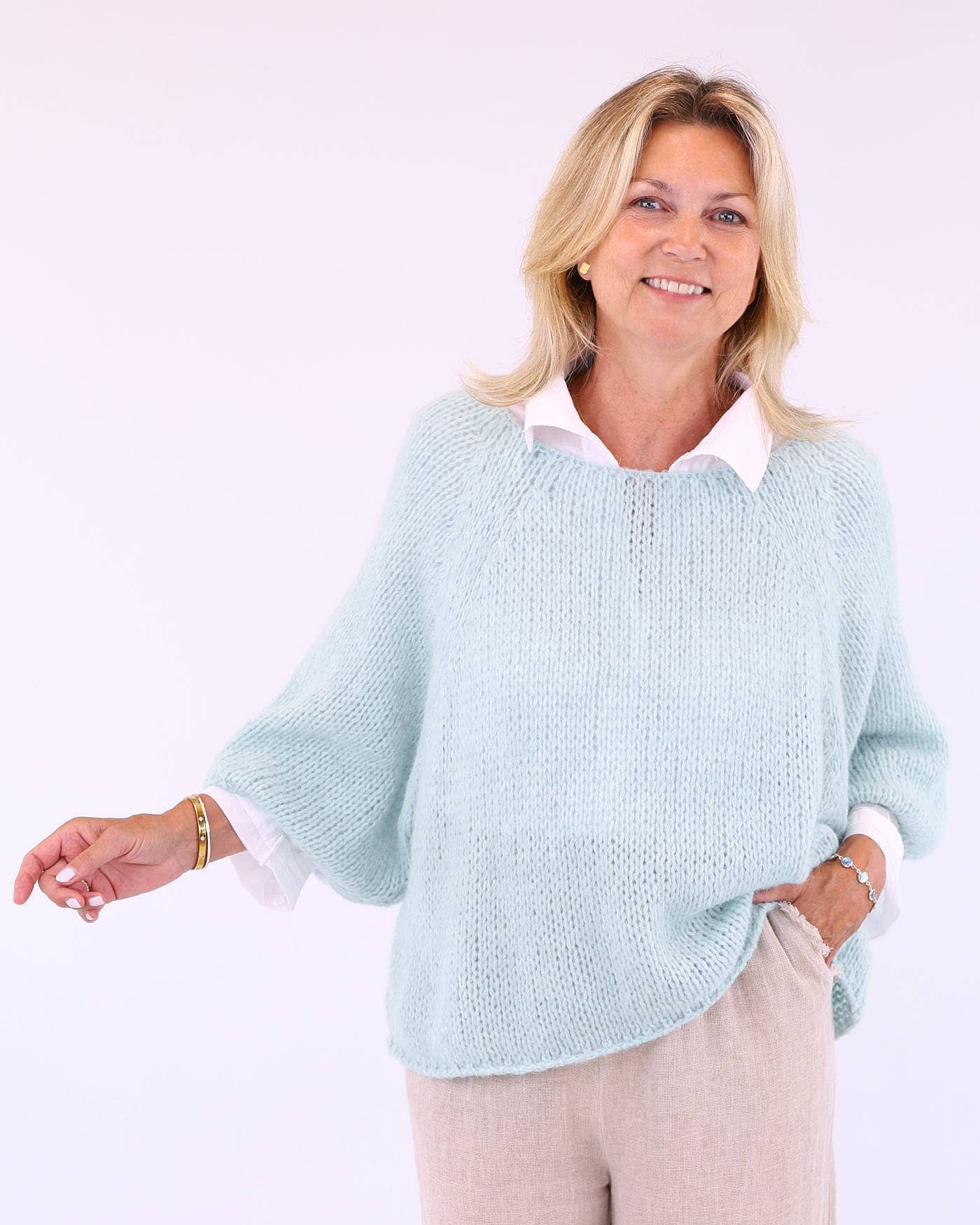 Alpaca Blend Swing Jumper