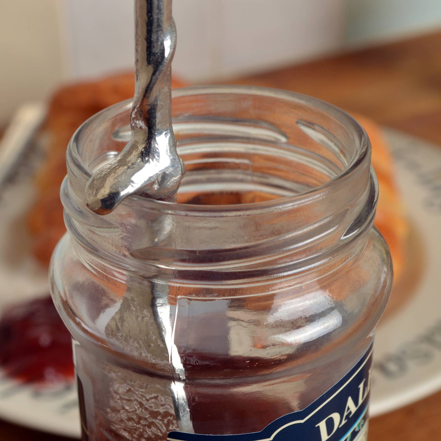 Heart Pewter Love Spoon, Jam Jar Spoons With Hooks