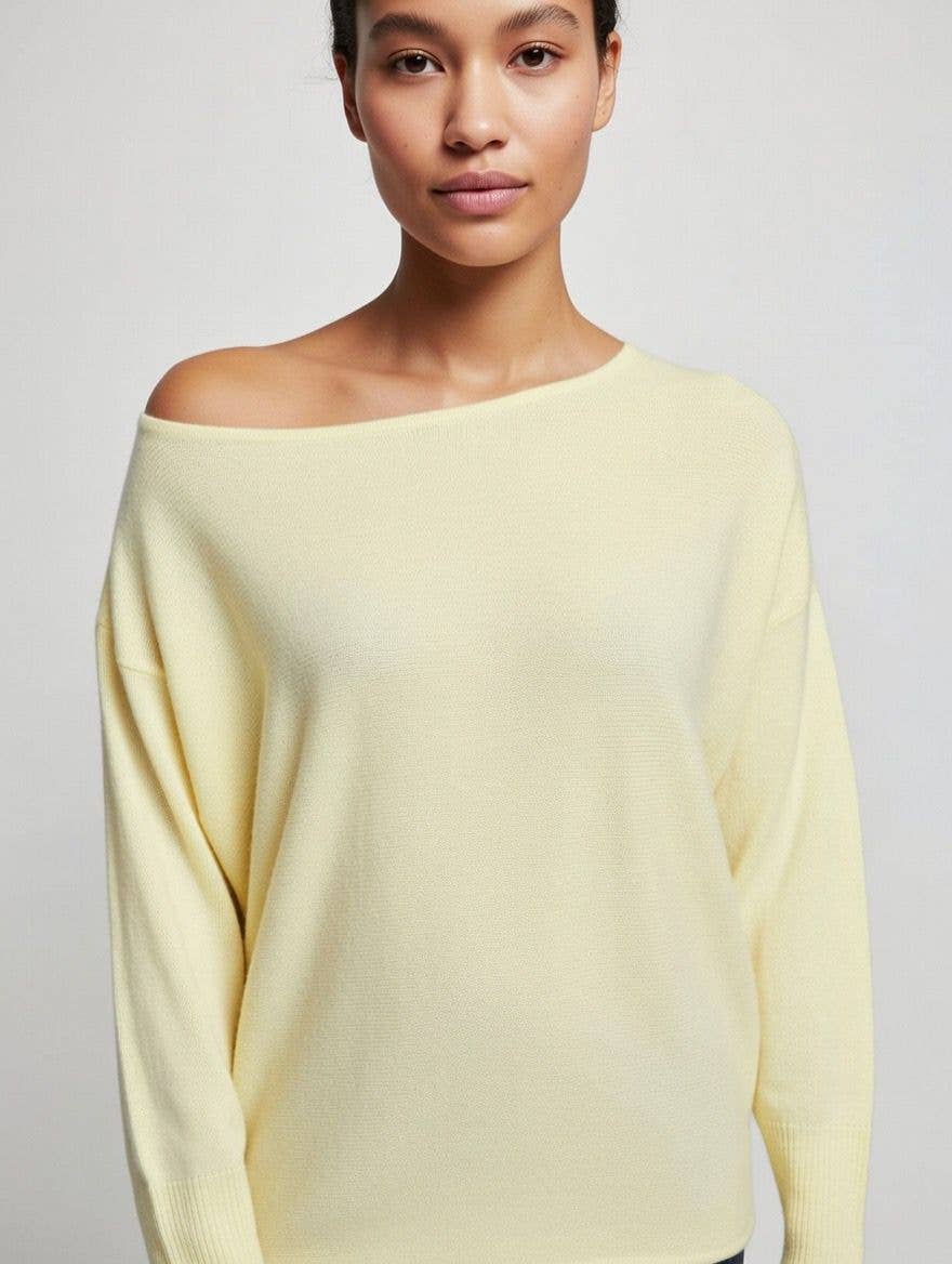 Pearl Back Batwing Knit