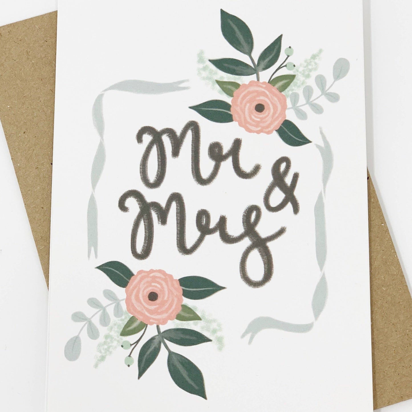 Lomond Paper Co - Mr & Mrs Wedding Day Card