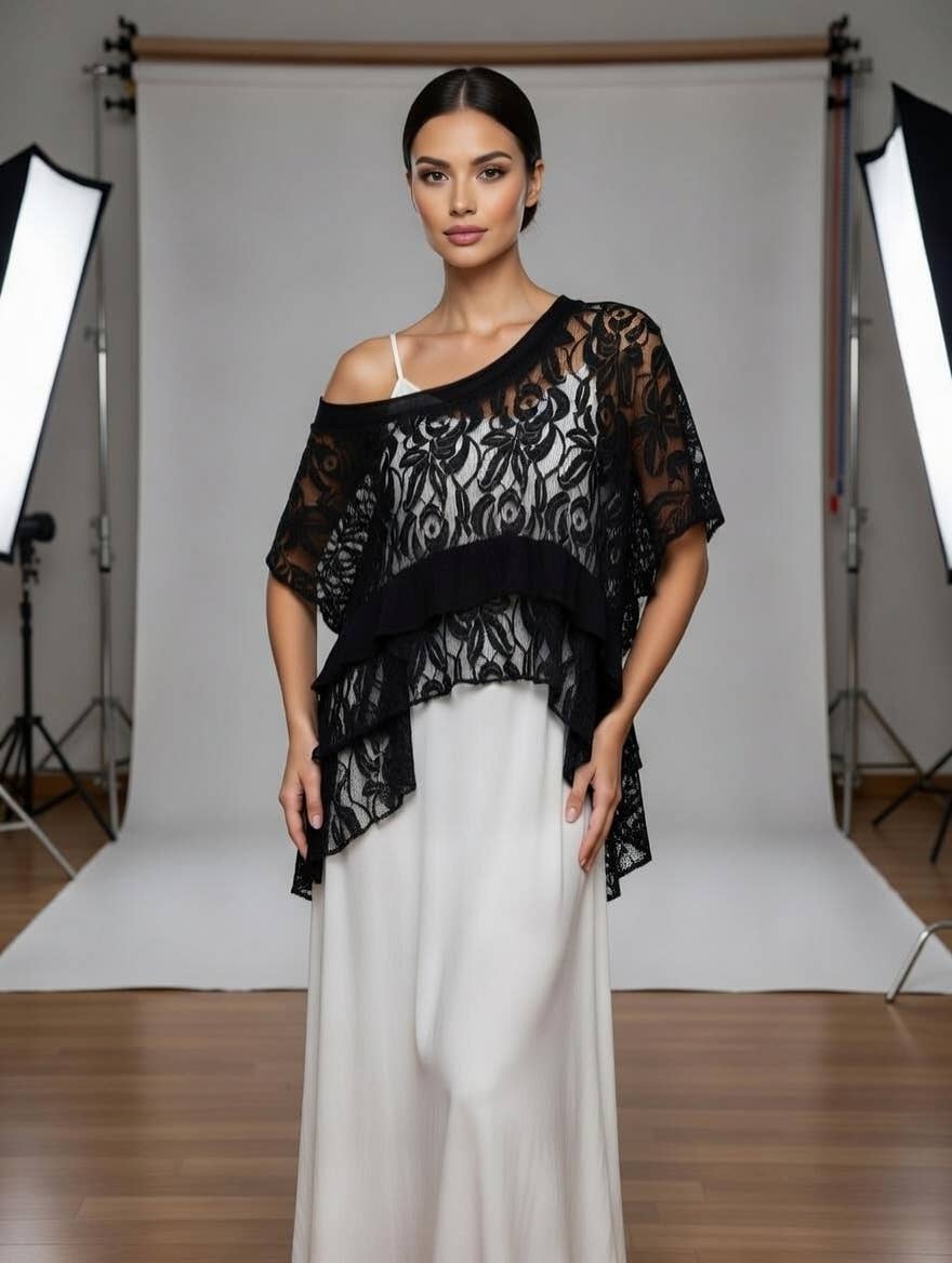CocoBoo Lace Poncho