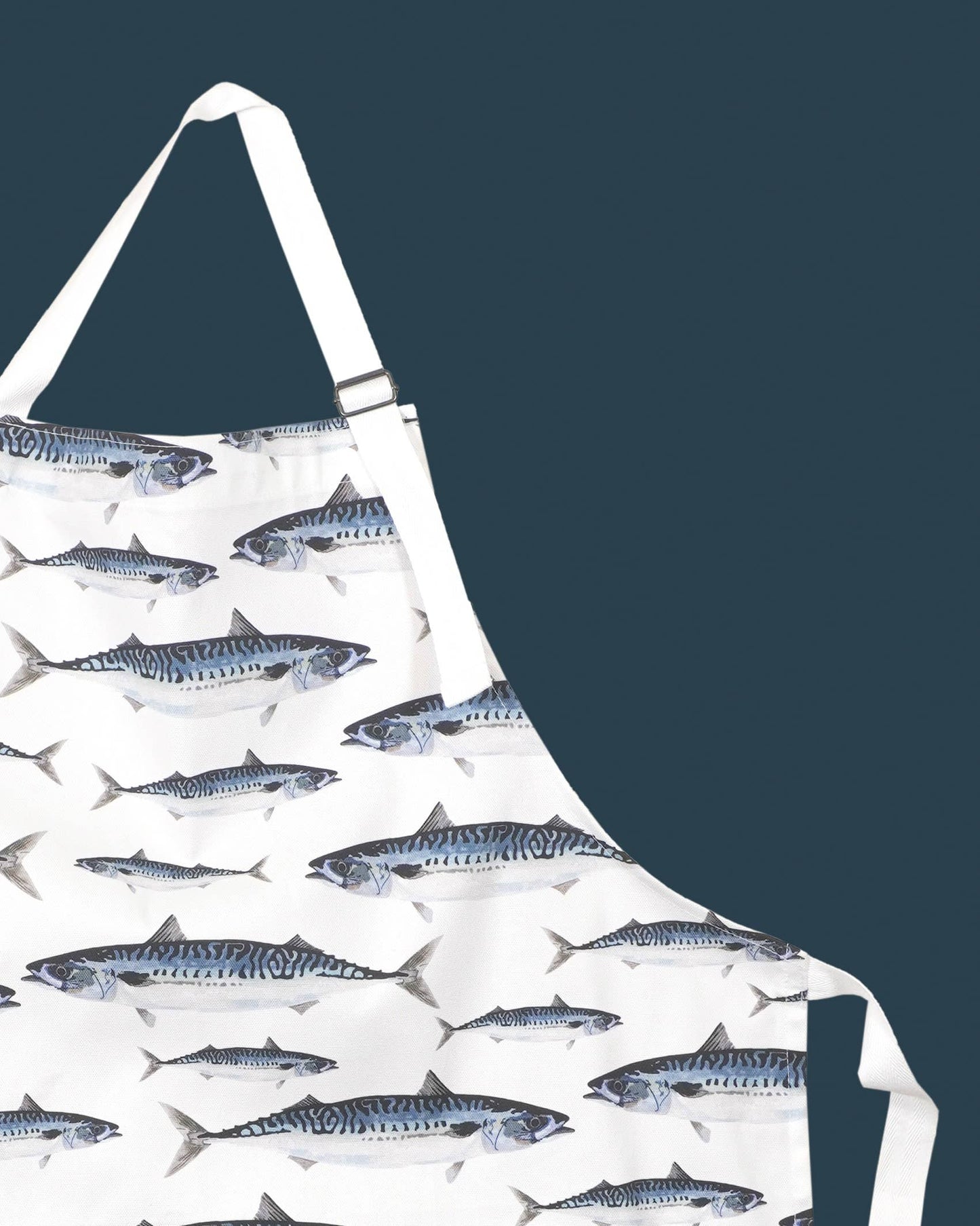 Mackerel Apron - British Made - 100% Cotton - Seaside Apron