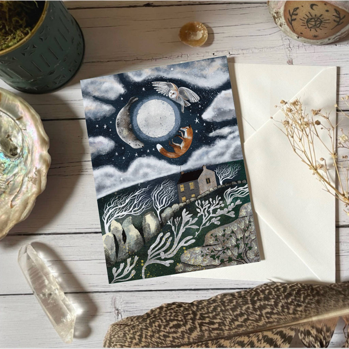 Glitter & Earth - Ocean moon cottage