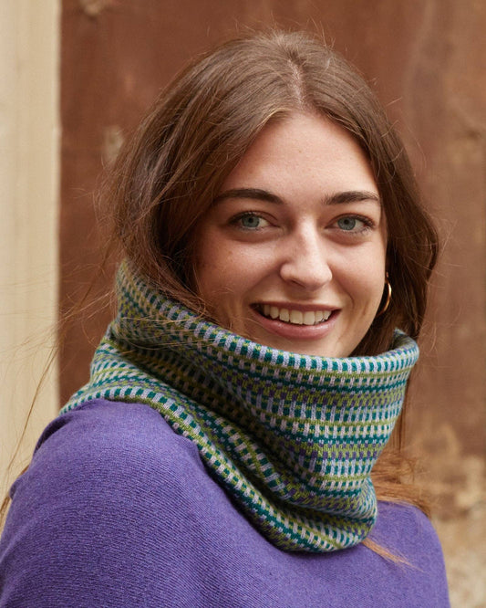 Cashmere Blend Geo Snood