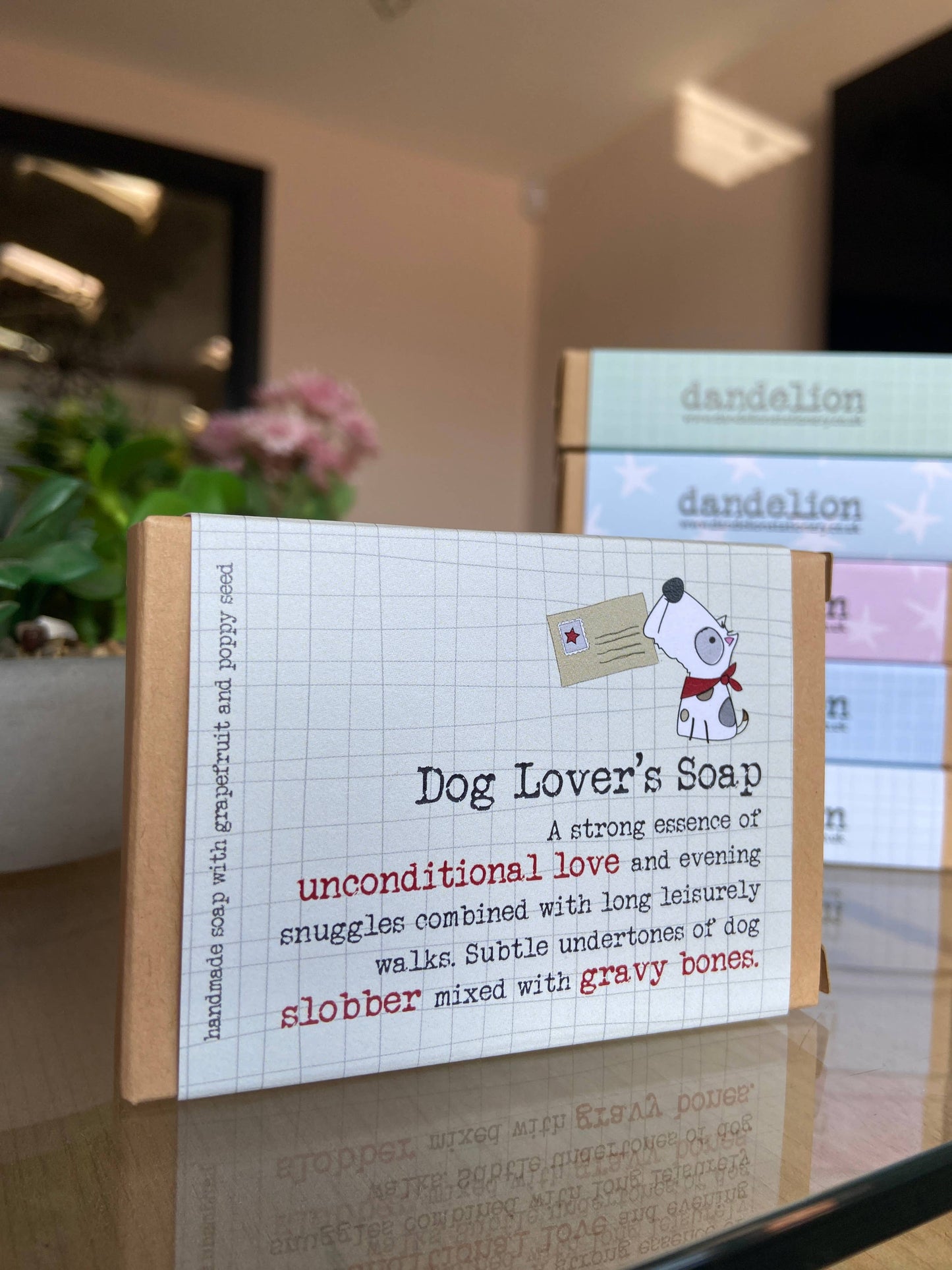 Dandelion Stationery - Dog Lover's Soap - Humorous Soap Gift