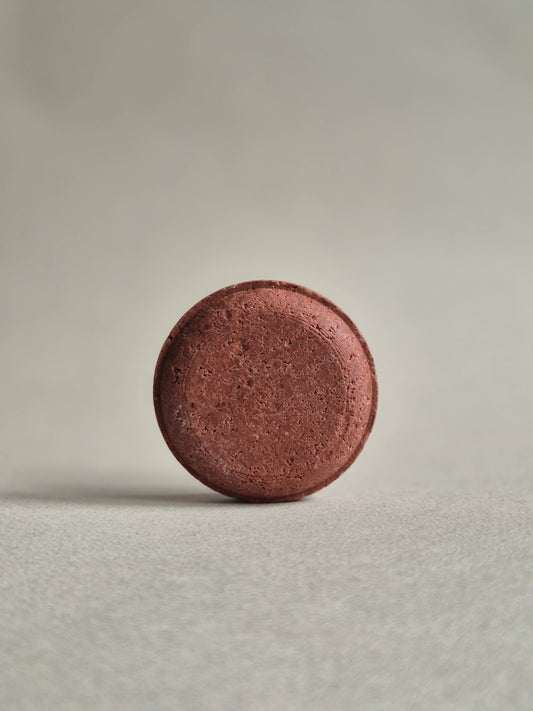 The Vely Soapery - Vegan Solid Shampoo with Argan Oil, Red Clay and Geranium