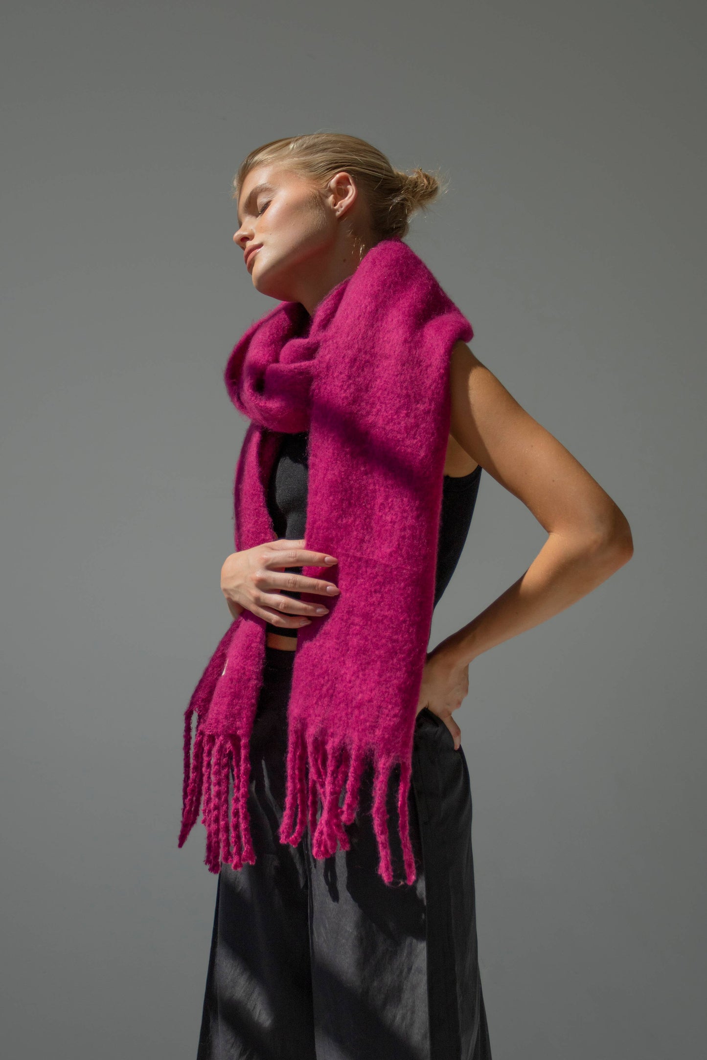 The Stockholm Scarf - Orchid Flower - AW22