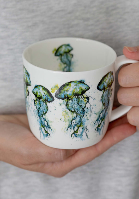 Dollyhotdogs - Jellyfish Bone China Mug