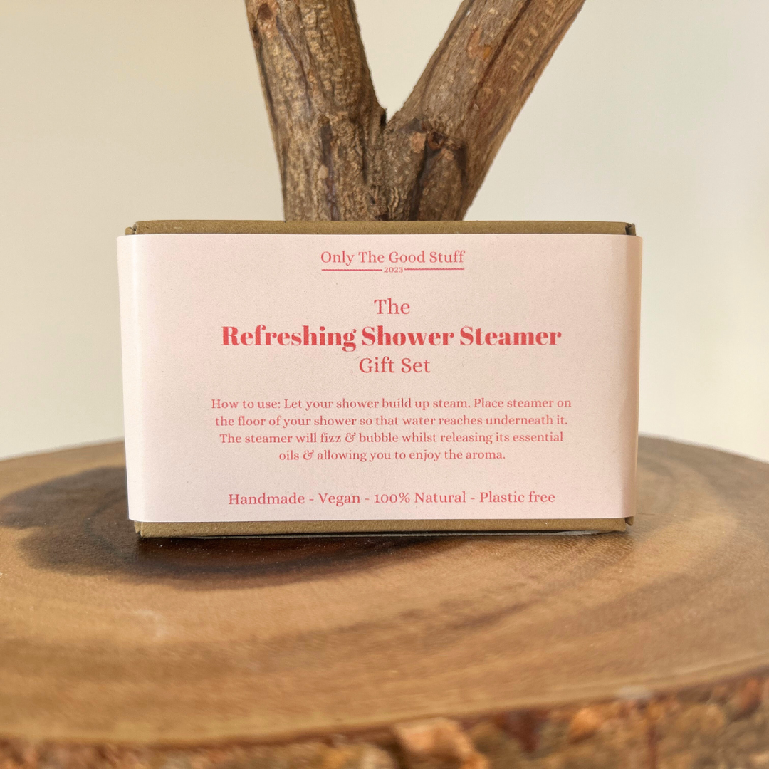 Only The Good Stuff - Two Piece Mini Shower Steamer Gift Set- Refreshing
