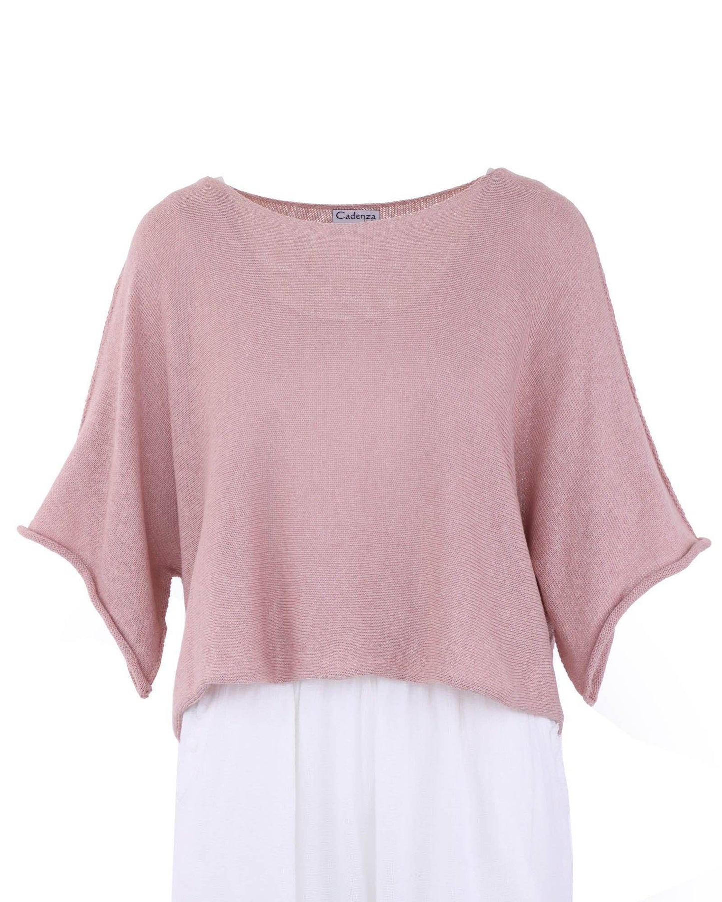 Cadenza - Cotton Blend Short Tunic Top