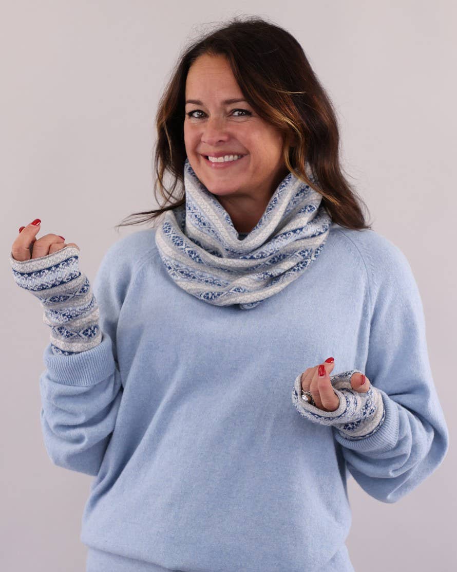 Cadenza Italy Ltd - Cashmere Blend Fairisle Snood