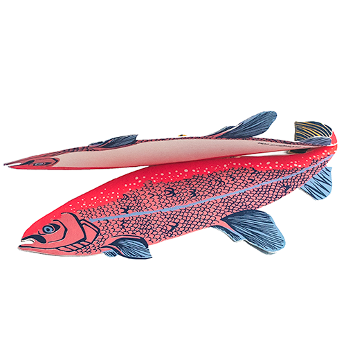 East End Press Salmon Greeting Card: C5