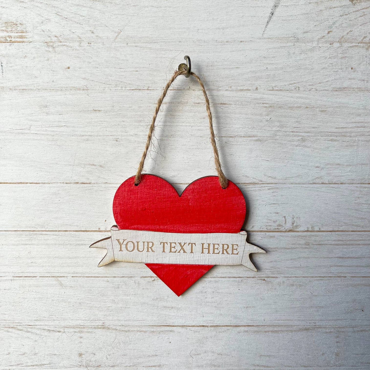 Gorgeous Little Bits - Heart "Moelfre" Decoration