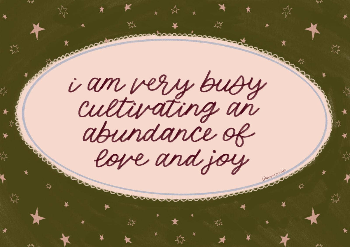 Cultivating Joy | Affirmation Print