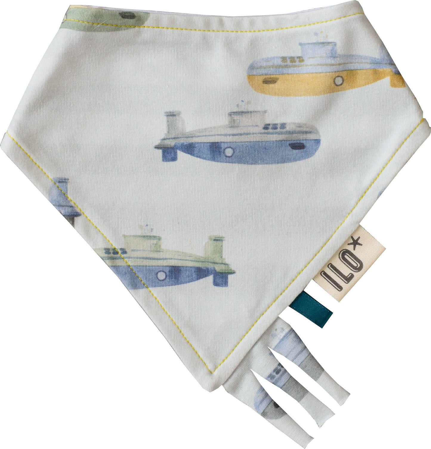 ILO Submarines Organic Reversible Bandana Bib