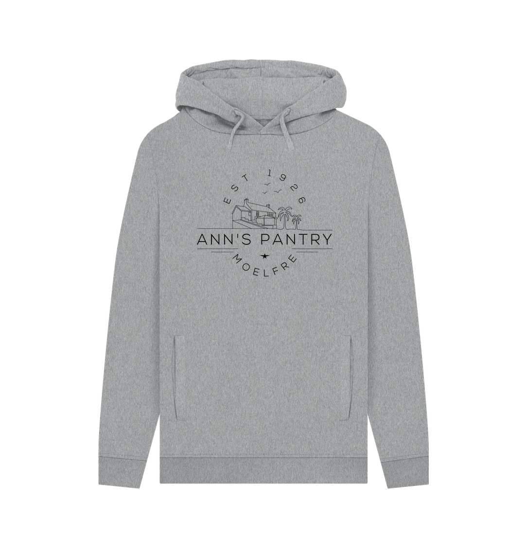 Light Heather Ann's Pantry Men's Hoodie Logo 1