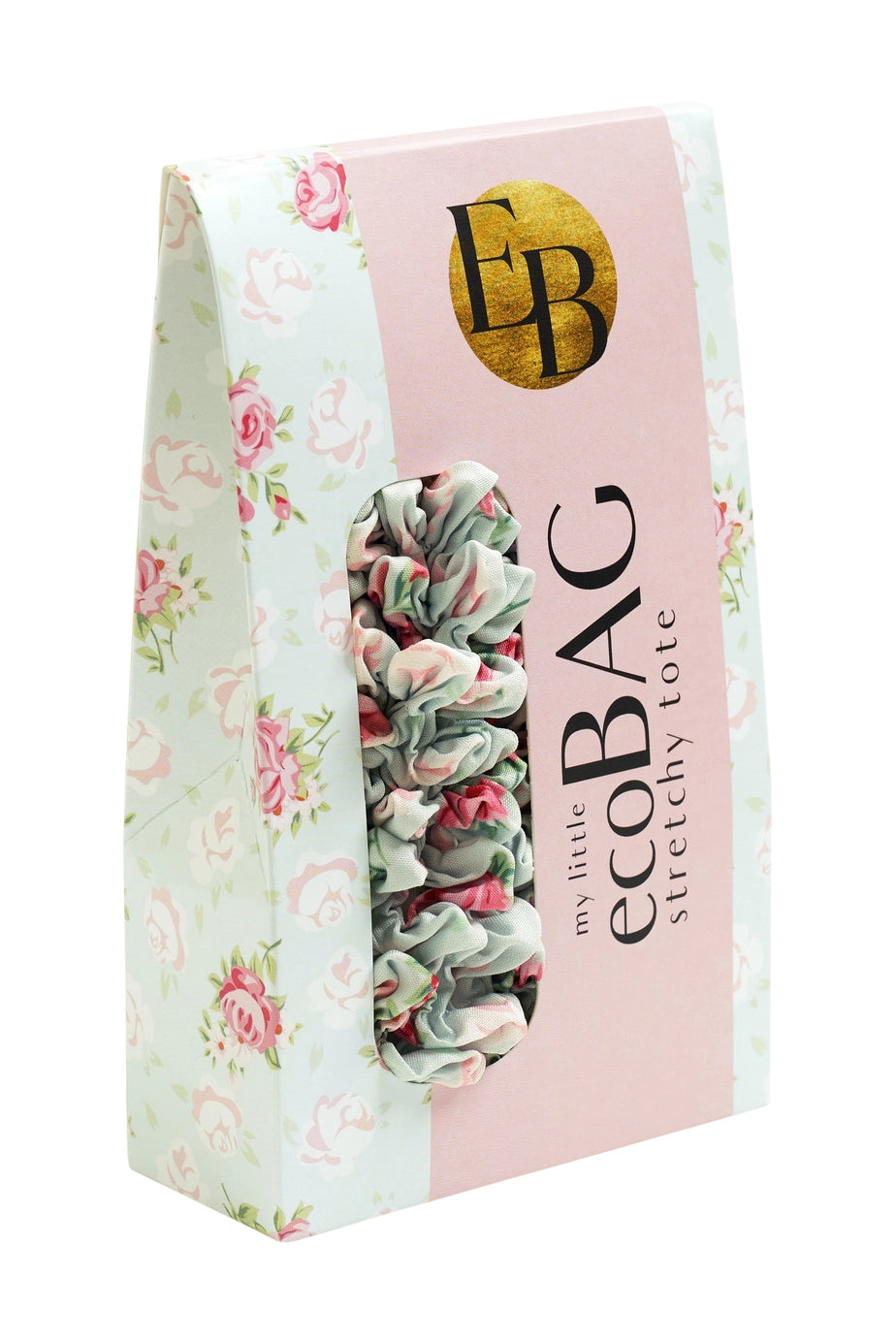 Be-Bougie - Eco Sustainable Tote Bag -  Duck Egg and Rose