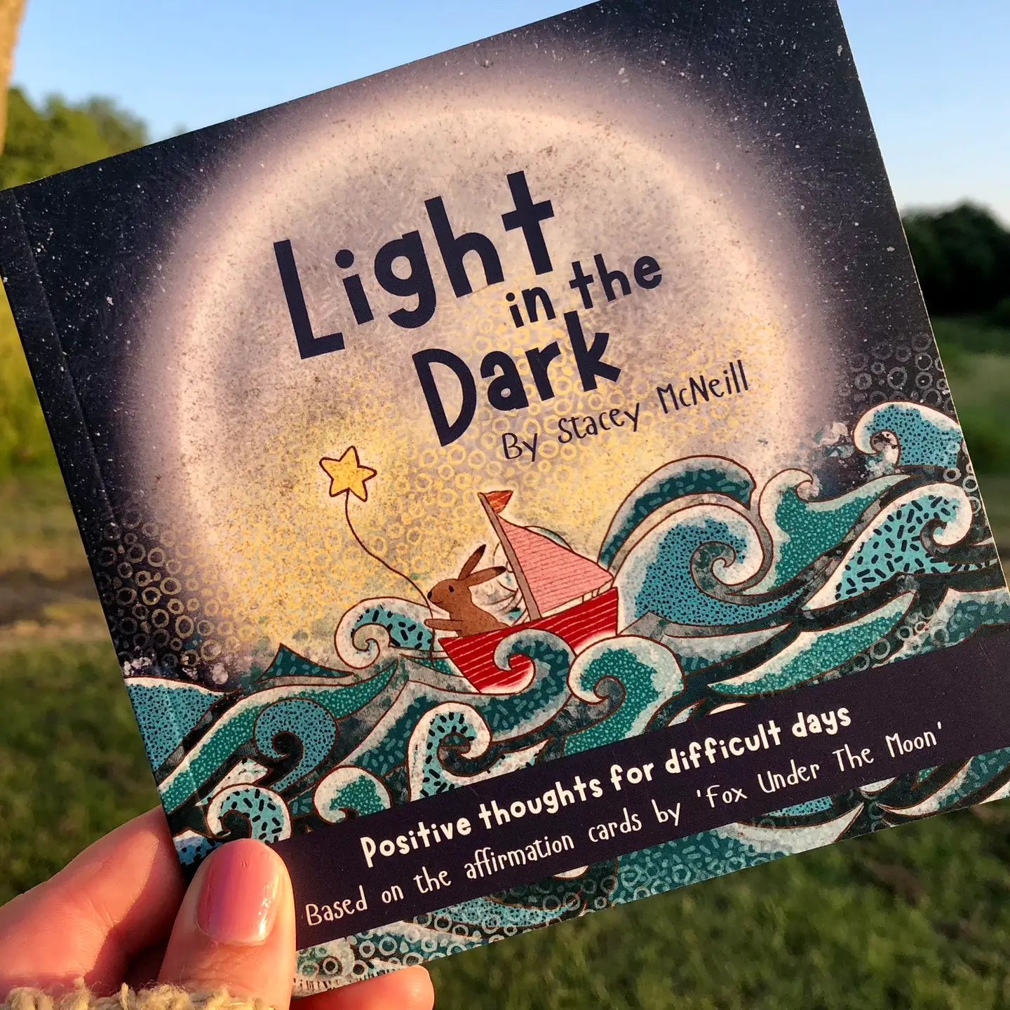 Fox under the moon - 'Light in the Dark' - A Book of Affirmations