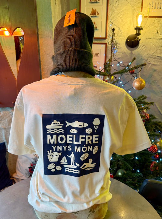 Moelfre Ynys Môn T-shirt Navy