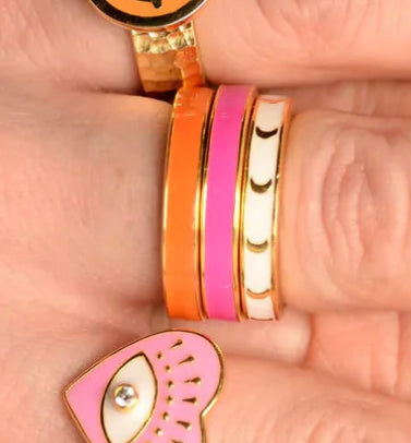 My Doris Enamel Stacking Ring