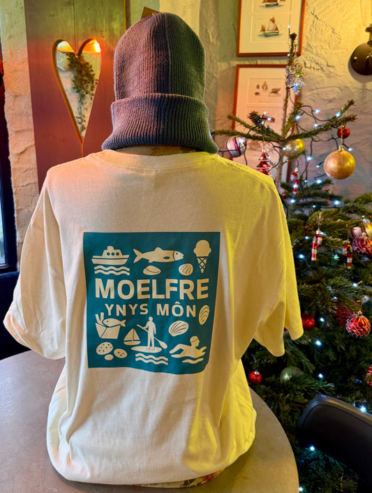 Moelfre Ynys Môn T-shirt Aqua