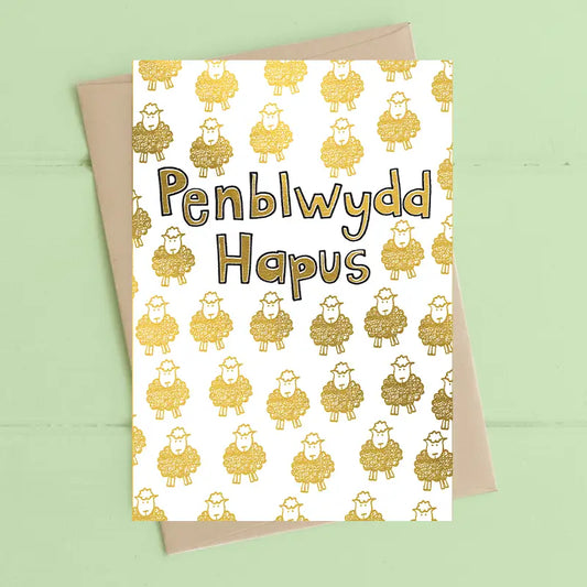 Welsh Card - Penblwydd Hapus (Happy Birthday)y