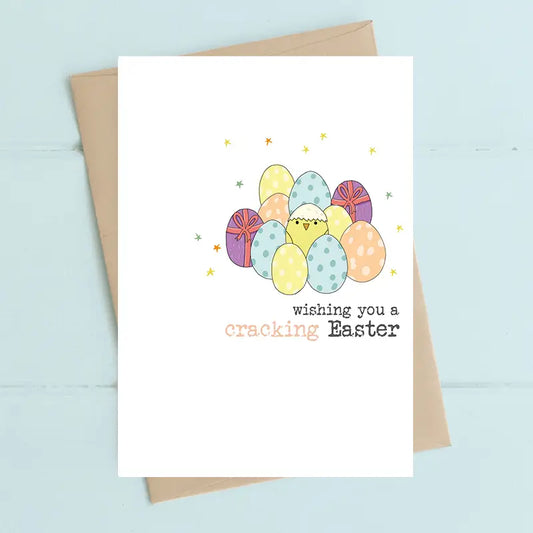 Wishing You A Cracking Easter - Greetings Card