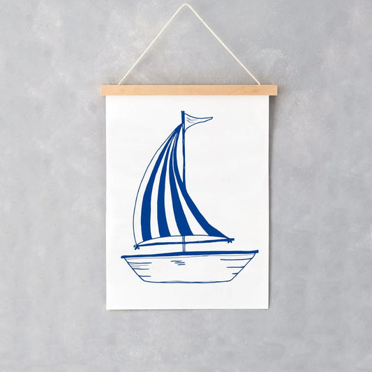 Boat Print A4