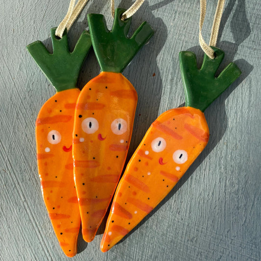 Miss Marple Makes Carrot Hanging Decoration