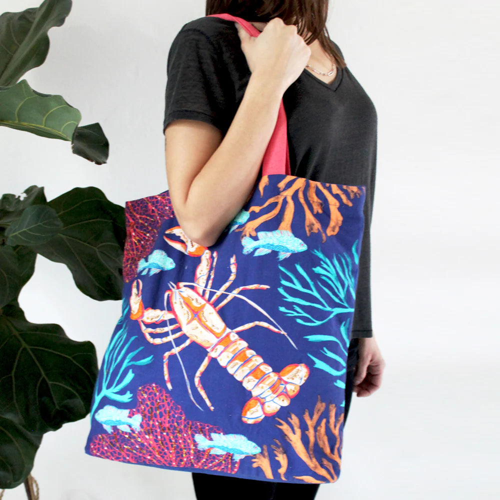 Coral Lobster Shopper