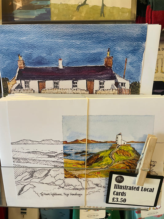 Anglesey Local Illustrated Cards