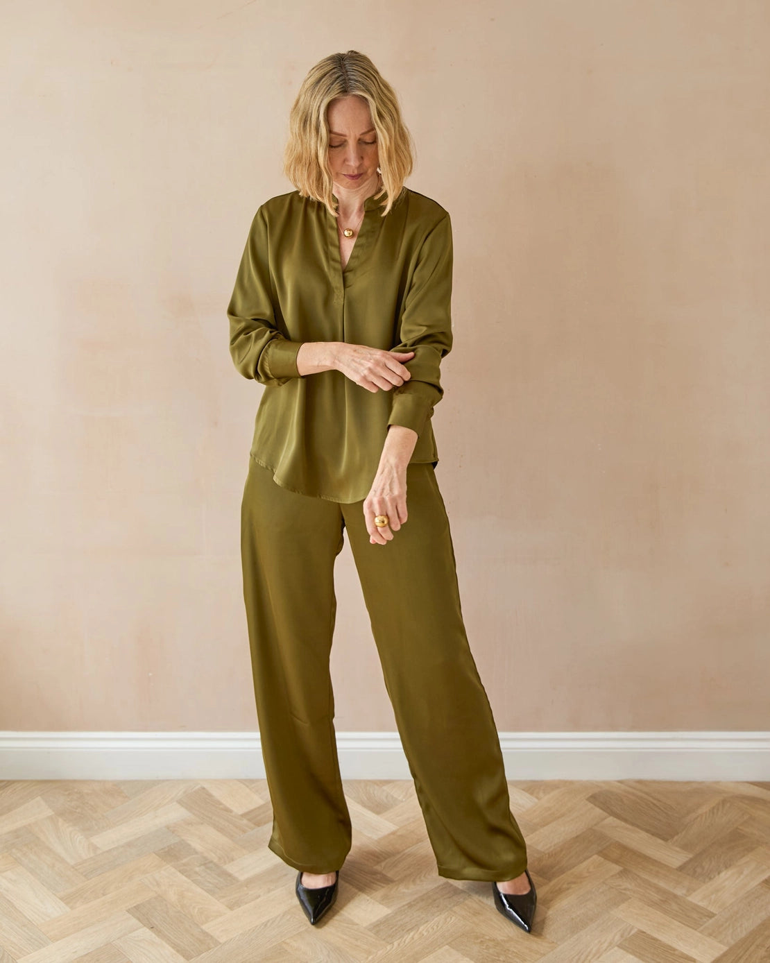 Chalk UK - Josie Satin Shirt